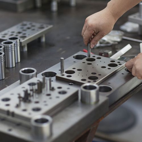 State-of-the-art metal fabrication setup at Raamps Industries